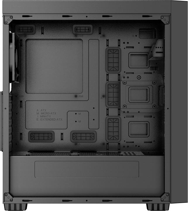 Image du produit Gembird Fornax K500 Boîtier pour ordinateur ATX tour midi noir (ITX, E-ATX, ATX, mATX)