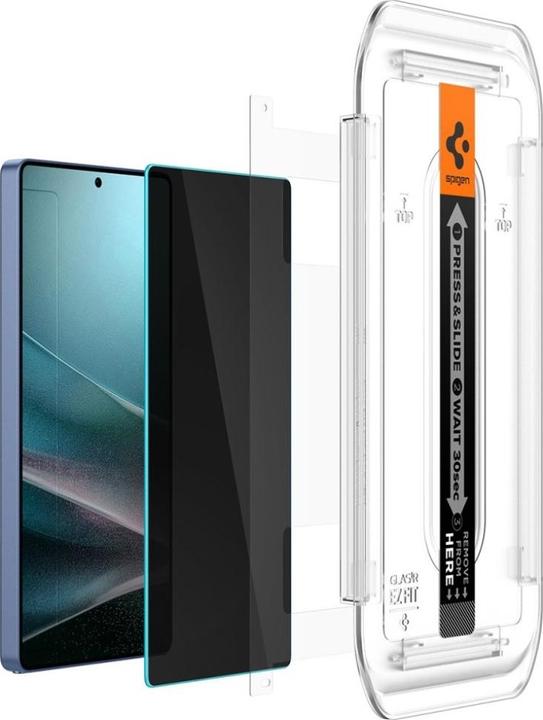 Actual product image Spigen Glass tR EZ Fit HD (Privacy) 2 Pack - Samsung Galaxy S25 Ultra (2 Piece, Samsung Galaxy S25 Ultra)