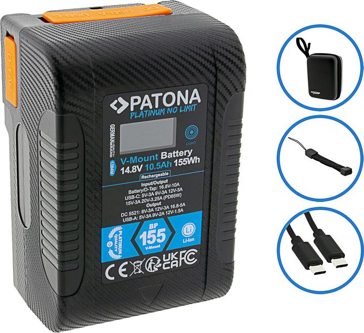 Produktbild Patona Platinum V-Mount BP-155W