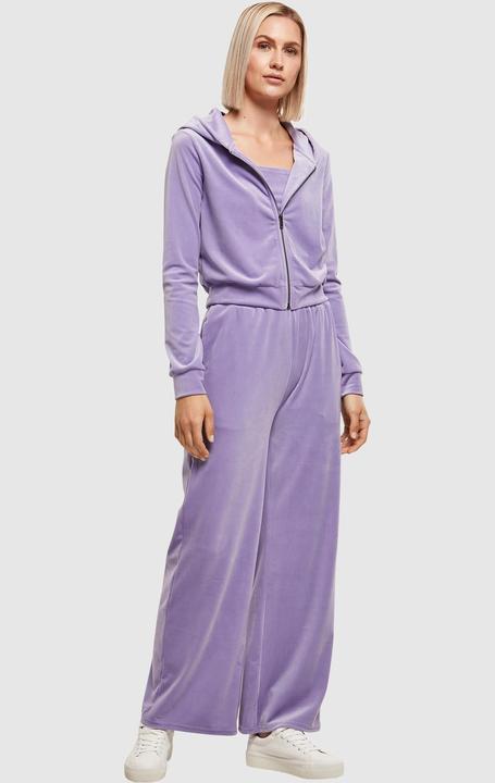 Immagine prodotto Urban Classics Felpa corta da donna con cappuccio in velluto (XL)