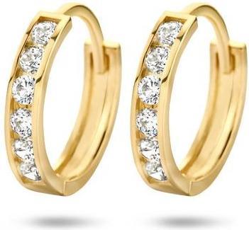 Marie Celeste klemmt Zirkonia - 11 mm - Gold (Zirkonia)