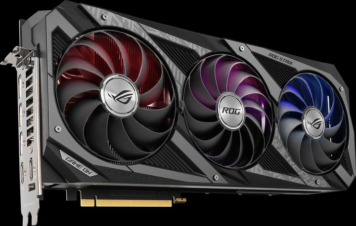 Actual product image ASUS ROG-STRIX-RTX3080-O12G-GAMING,HDMI,DP,Activ (12 GB)
