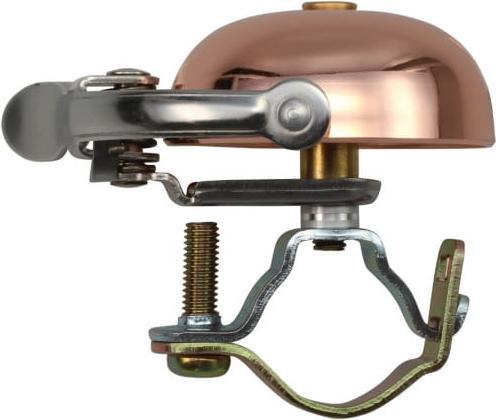 Actual product image Crane Mini Suzu Bell - Polished Copper (Steel Band Mount)