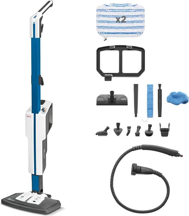 Actual product image Polti Vaporetto SV620, Blue, 15 Accessories (1500 W)