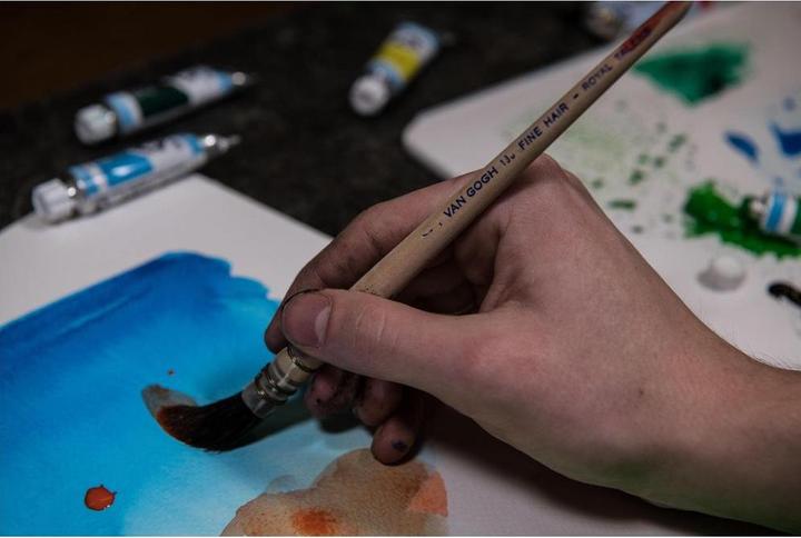 Actual product image Van Gogh watercolour paper 13.5 x 21 cm (13.5 x 21 cm, Plain)