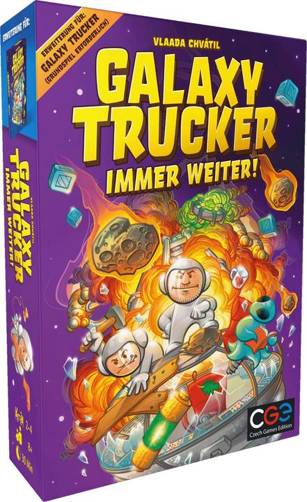 Image du produit Czech games edition CZ118 - Galaxy Trucker 2nd Edition : Immer weiter!, jeu de société, pour 2-4 joueurs (extension DE) (Allemand)