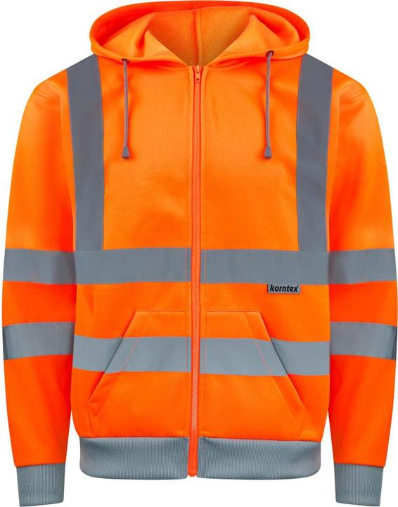 Produktbild Korntex Hi-Vis Zipper Hoody (L)