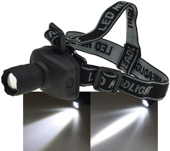 Produktbild Chilitec LED-Kopflampe 1W CREE LED 80l 6000K 130g mit 3xAAA (80 lm)