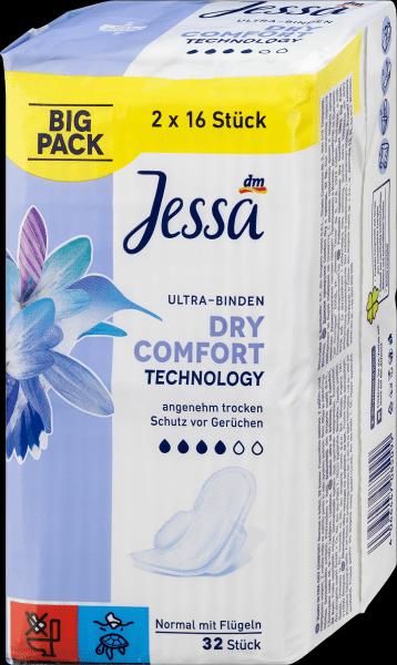 dm Jessa Ultra pads Dry Comfort (32 x, Sanitary pads)