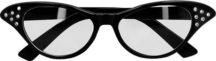 Produktbild Smiffys Rockabilly Cateye Brille schwarz