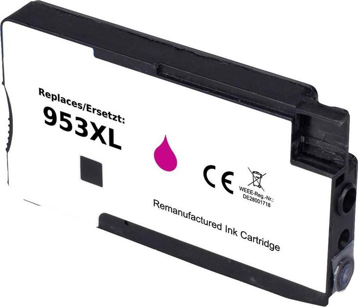 Actual product image Renkforce Ink replaces HP 953 XL (F6U17AE) Compatible Magenta RF-5655882 (M)