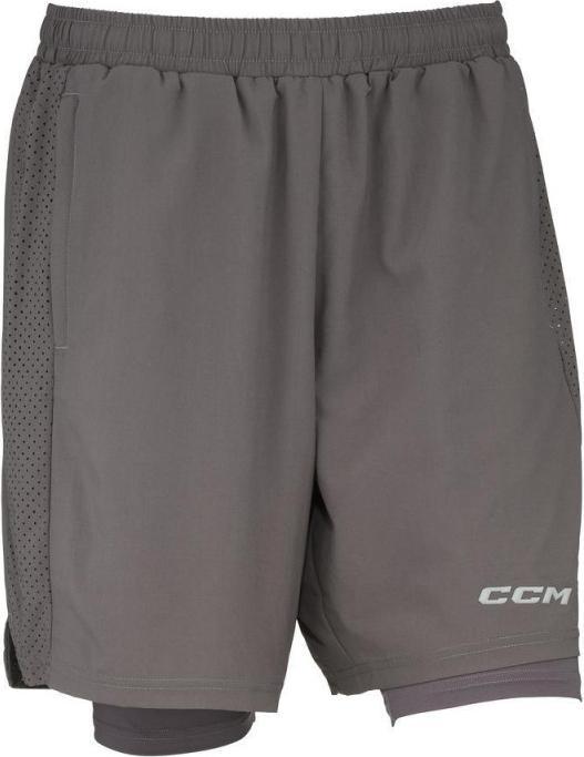 Produktbild CCM SWV3TA 2-in-1-Shorts (XXL, Temno Siva (Anthrazit)) (XXL)
