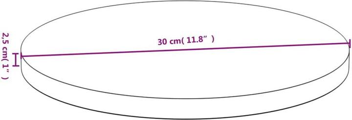 Immagine prodotto VidaXL Douglas (30 x 2,5 cm)