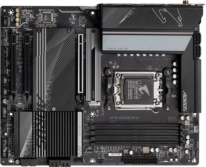 Actual product image Gigabyte GIGA X670 AORUS ELITE AX AM5/DDR5/ATX (AM5, AMD X670, ATX)