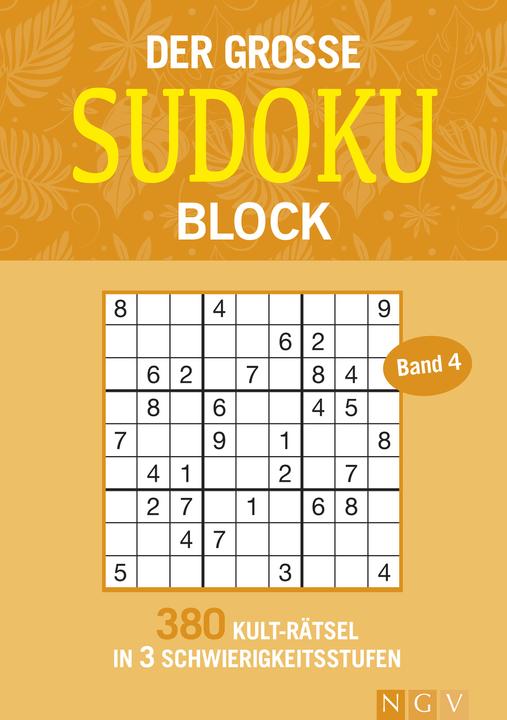Actual product image Der grosse Sudokublock Band 4 (German, 2020)