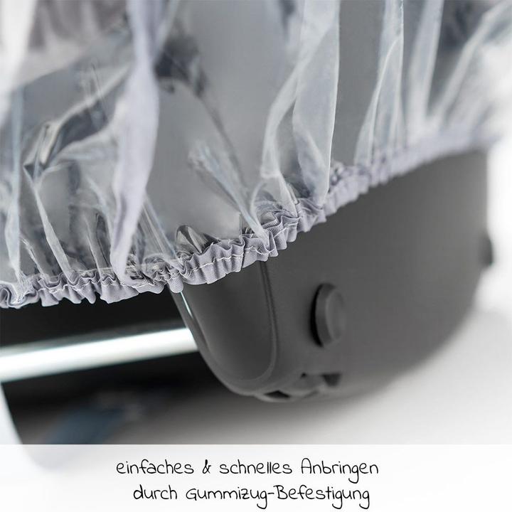 Image du produit Zamboo Housse de pluie et moustiquaire pour siège auto pour bébé Housse de pluie universelle pour siège