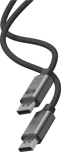 Produktbild LINQ Connects DisplayPort Stecker -> DisplayPort Stecker LQ48025 grey (2 m, DisplayPort)