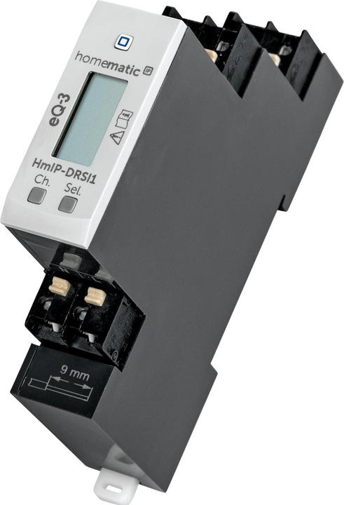 Homematic IP Switch actuator for top-hat rail mounting - 1-fold (Switch actuator)