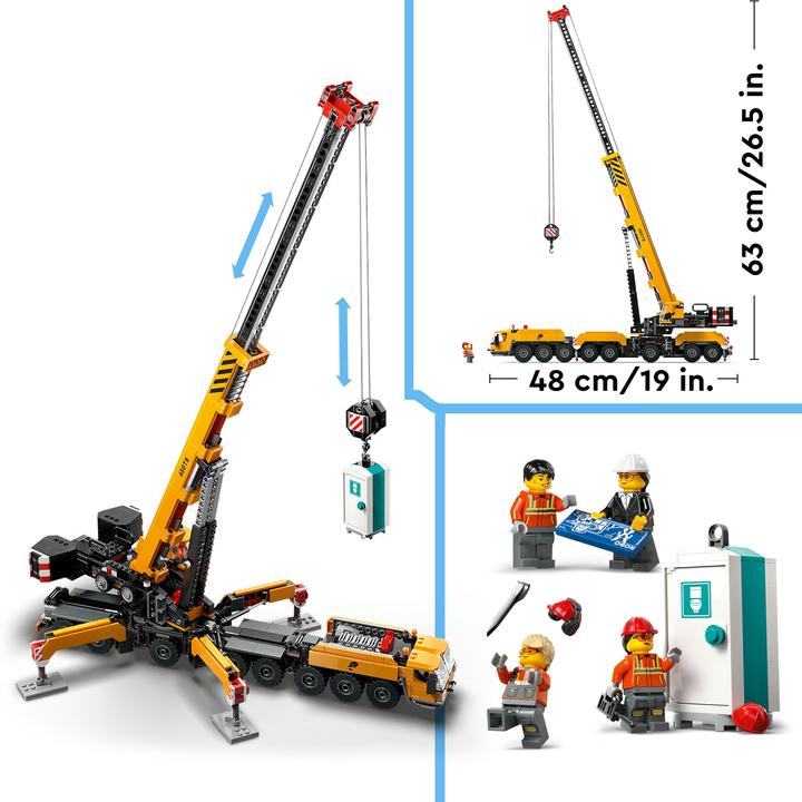 Immagine prodotto LEGO Gru mobile per l'edilizia (60409, LEGO City)