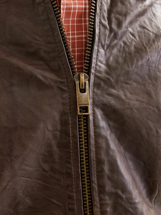 Produktbild Jack & Jones Jorcrincle Leather Jkt Styd Aw24 (L)