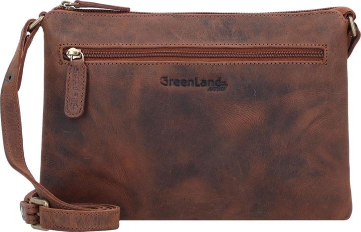 Immagine prodotto Greenland Nature Montenegro borsa a tracolla RFID in pelle 28 cm