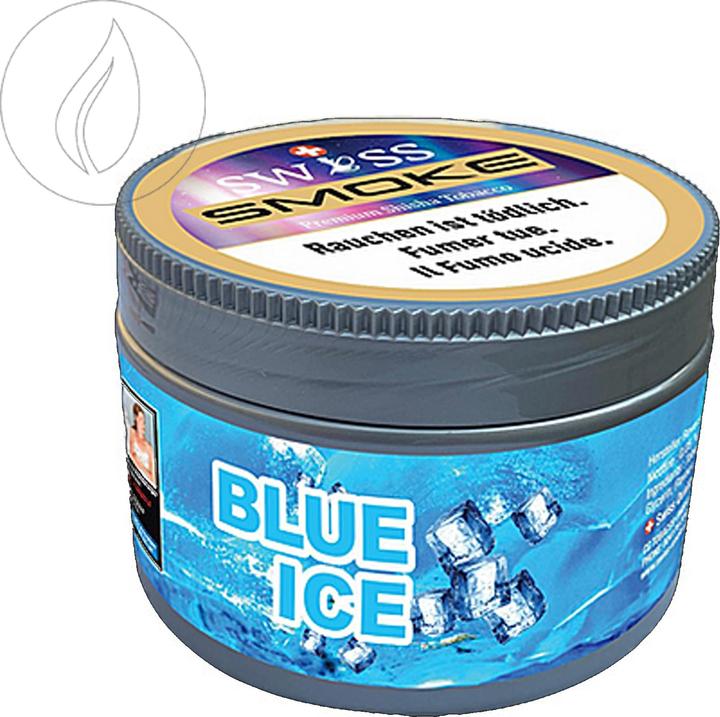 Image du produit Swiss Smoke Tabac à chicha Blue Ice 100g (Menthe, 100 g)