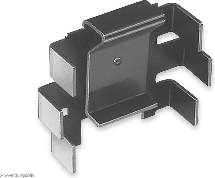 Actual product image Fischer Elektronik Heat sink, SK 104 38.1 STC, PCB heat sink, black, aluminium