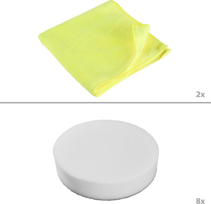 Produktbild tectake Exzenter Poliermaschinenset (Exzenterpolierer, 710 W)