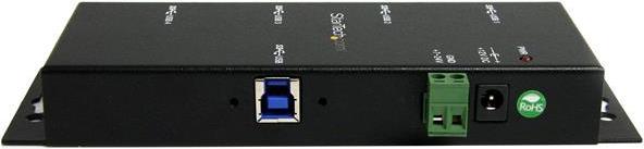 Produktbild StarTech 4 Port Industrieller USB 3.0 Hub - Montierbar (USB Switch)