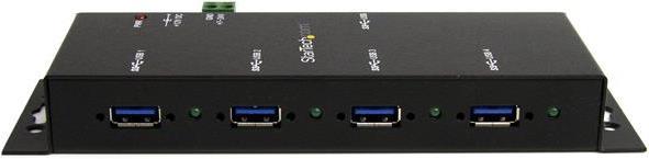 Produktbild StarTech 4 Port Industrieller USB 3.0 Hub - Montierbar (USB Switch)