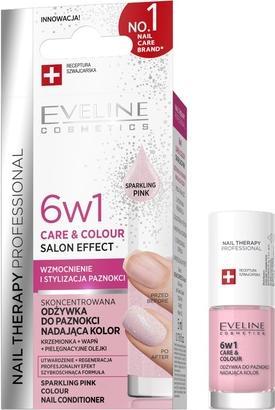 Immagine prodotto Eveline Nail Therapy 6w1 Care & Colour skoncentrowana odżywka do paznokci Sparkling Pink 5ml (5 ml)
