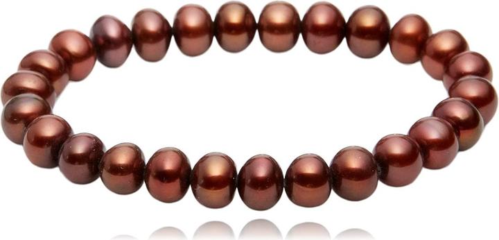 Leyda Perlen Armband (Farbstein)