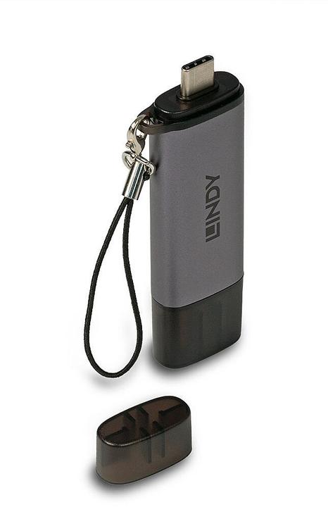 Actual product image Lindy Kartenleser (9-pole, USB-C)