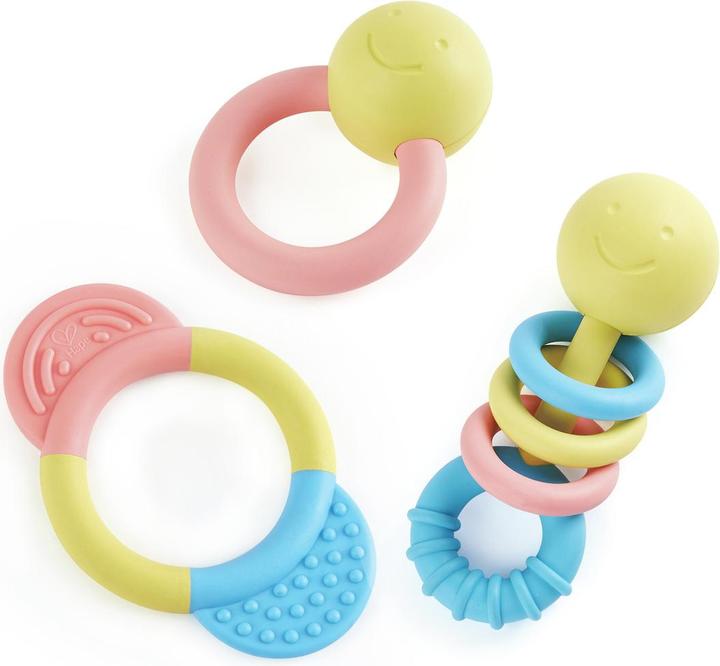 Hape Rattle and teething ring set