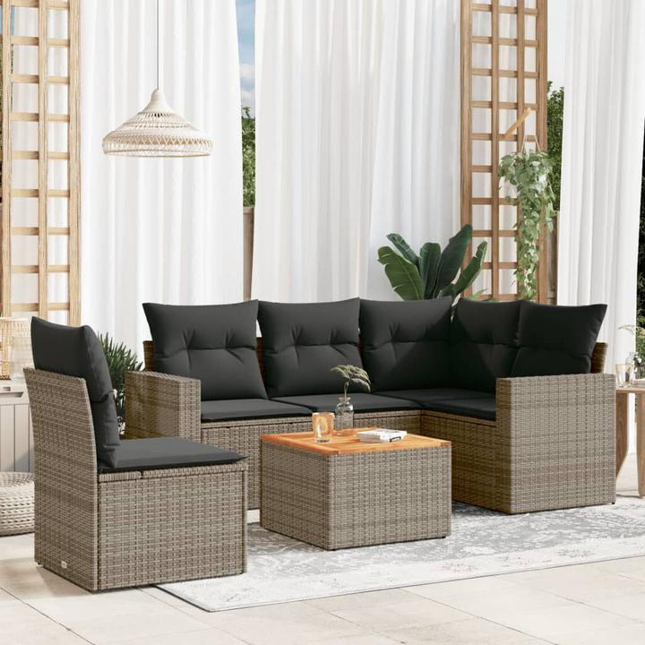 Produktbild VidaXL 10-tlg. Garten-Lounge-Set mit Kissen