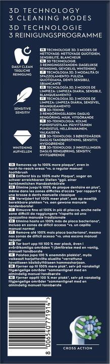 Produktbild Braun Oral-B Series 1 Blau Wiederaufladbare elektrische Zahnbürste mit 2 Ersatzbürstenköpfen, 1 Zahnbürste (Oszillierende Zahnbürste)
