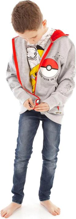 Produktbild Pokémon Gotta Catch Em All Hoodie mit durchgehendem Reissverschluss Jungen (140)