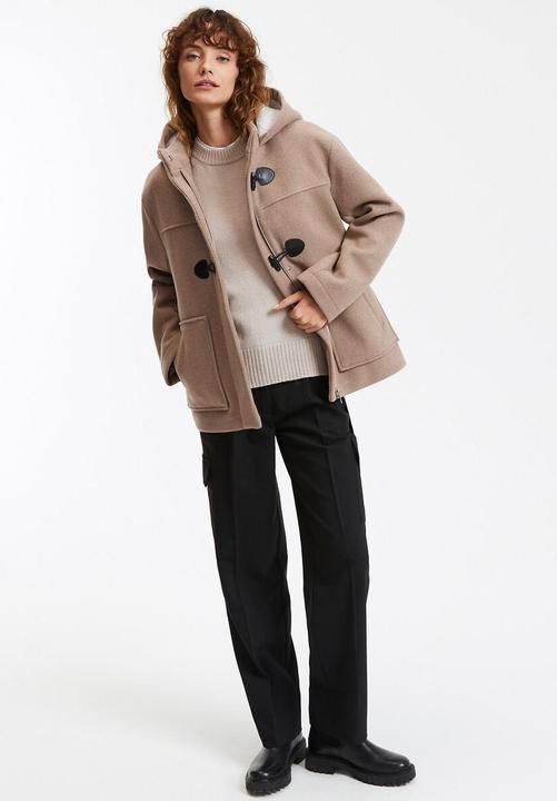 Produktbild La Redoute Collections Halblange Winterjacke im Dufflecoat-Stil (46)