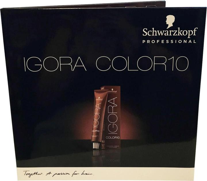 Actual product image Schwarzkopf Color10 color chart