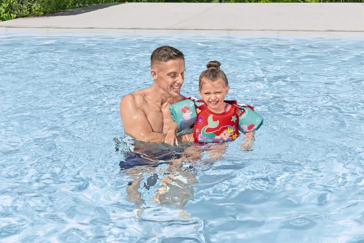 Produktbild Bestway Schwimmhilfe Little Mermaid mit Textilbezug, 3-6 Jahre (30 - 60 kg)