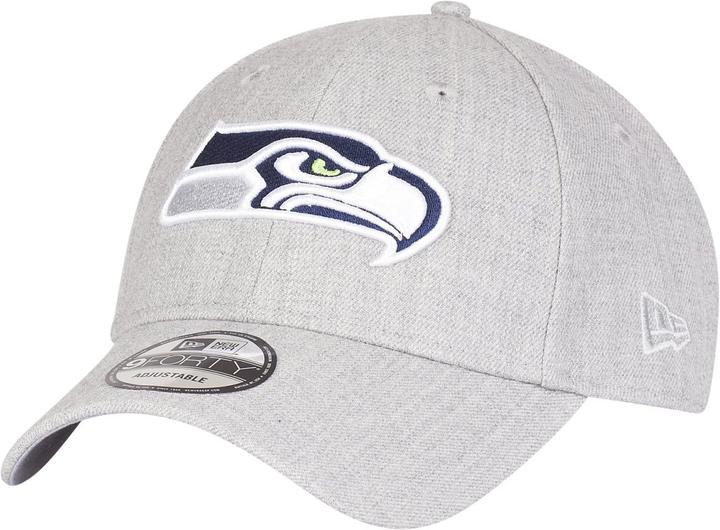 Actual product image New Era 9Forty Strapback Cap - Seattle Seahawks heather grey (One size)