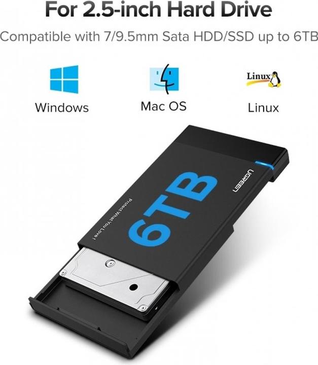 Image du produit Ugreen Boîtier de disque dur (2.5")