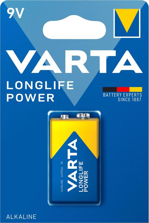 Varta Potenza LONGLIFICA (1 pz., 9V Block, 580 mAh)