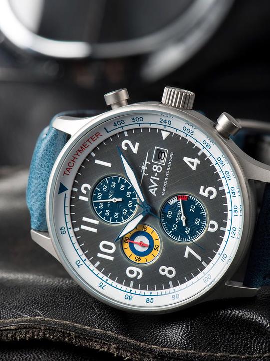 Actual product image AVI-8 AV-4011-0F Hawker Hurricane Classic (Chronograph, 43 mm)