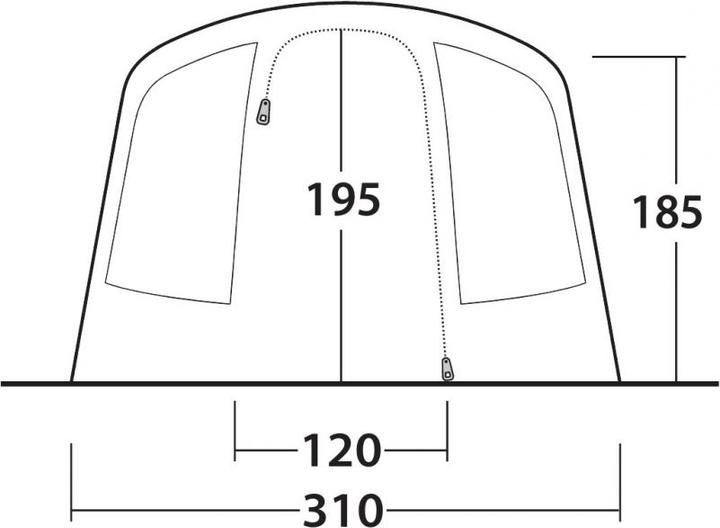 Produktbild Outwell Moonhill 5 Air (Tunnelzelt, 25.70 kg, 5 Personen)