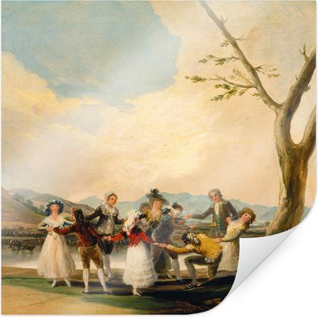 Produktbild Trenddeko de Goya - Das Blindekuhspiel (100 x 100 cm)