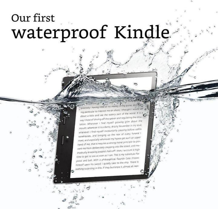 Image du produit Amazon Kindle Oasis (2017) (7", 32 Go, Graphite, Aluminium)