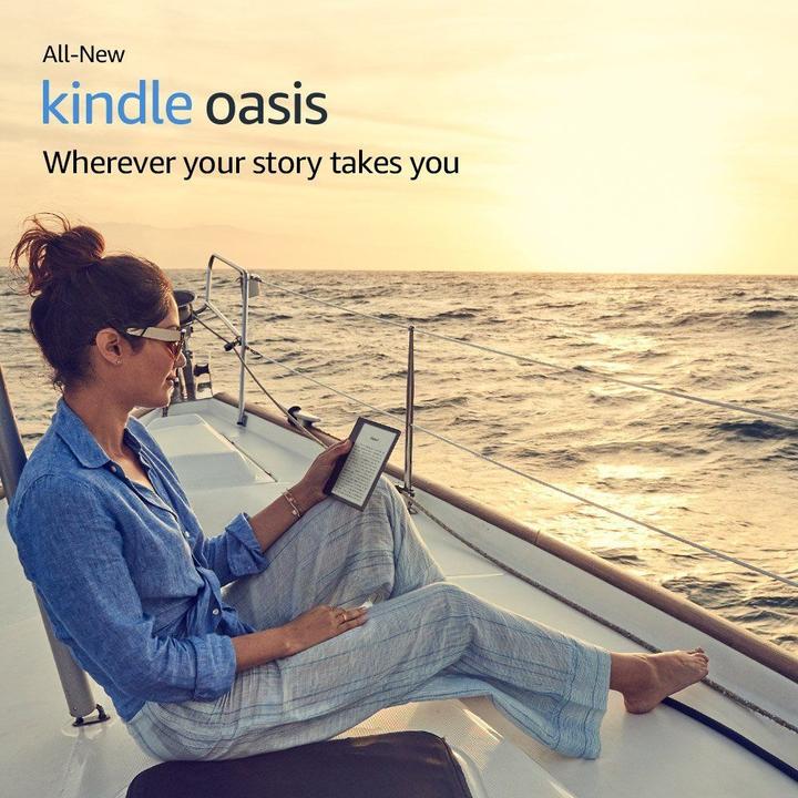 Image du produit Amazon Kindle Oasis (2017) (7", 32 Go, Graphite, Aluminium)