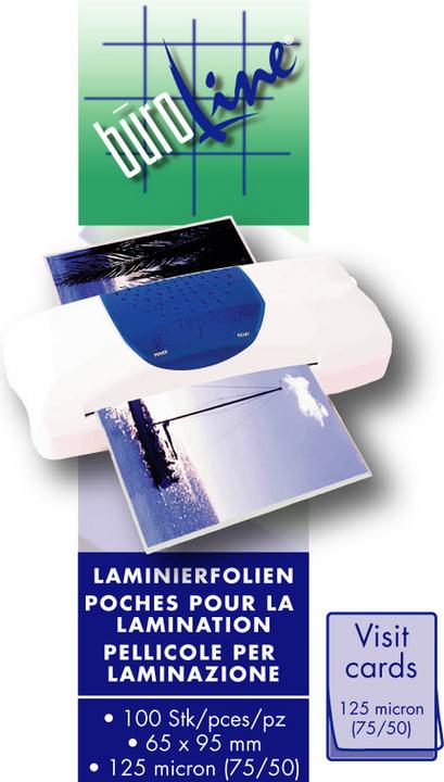 Produktbild BüroLine Laminier-Folien - Standard (Spezial, 100 Stück, 125 µm)