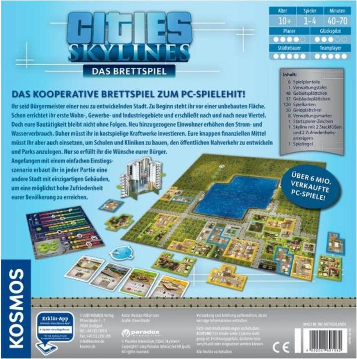 Produktbild Kosmos Cities Skylines (Deutsch)
